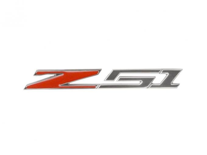 Z51 Billet Aluminum Chrome Plated Badge / Emblem - 3"