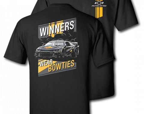 Winners Wear Bowties Black T-Shirt | 3X-Large