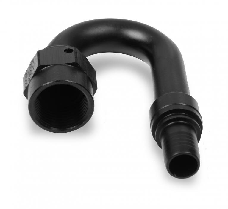 Earl's Performance UltraPro 180 Deg. Crimp-On AN Hose End 681810ERL