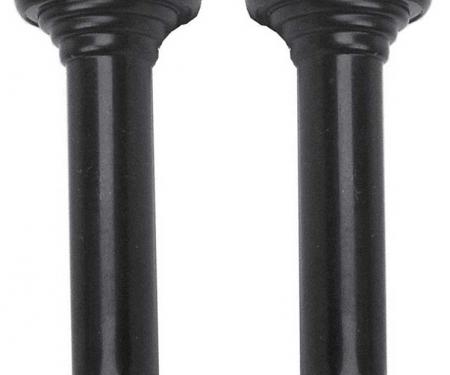 OER 1967 GM Models, Door Lock Knobs, Black, Pair 7665320