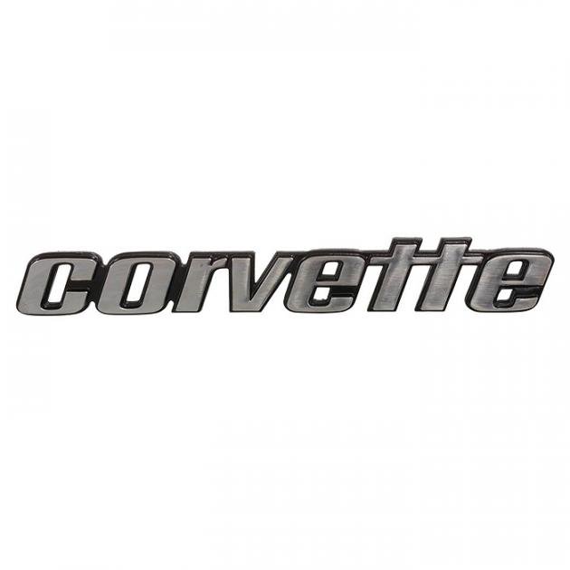 Corvette Bumper Emblem, Rear, NOS 1976 Early | Corvette Depot